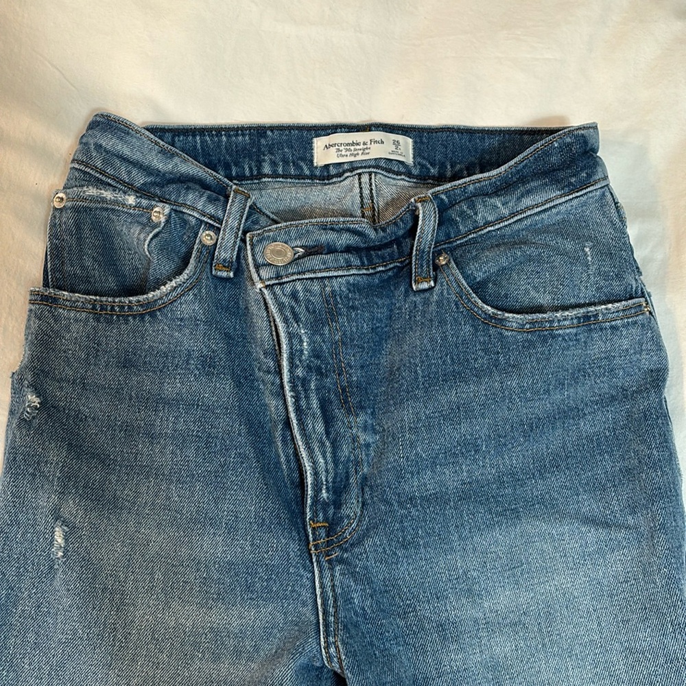 Abercrombie high waisted a-line Jean